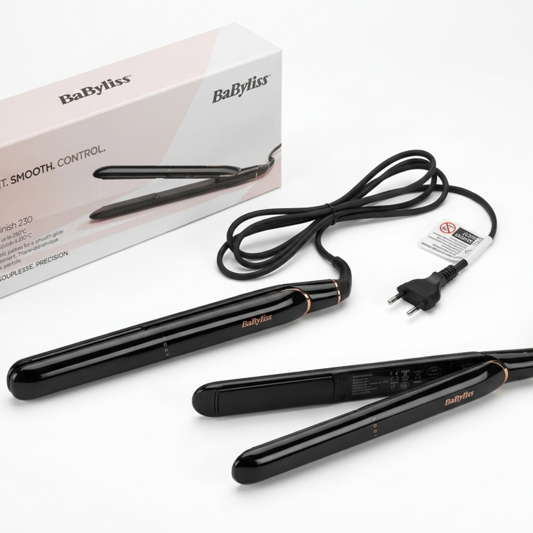BaByliss Smooth Finish 230 Straightenerمملس الشعر (بيبي ليس سموث فينيش 230)