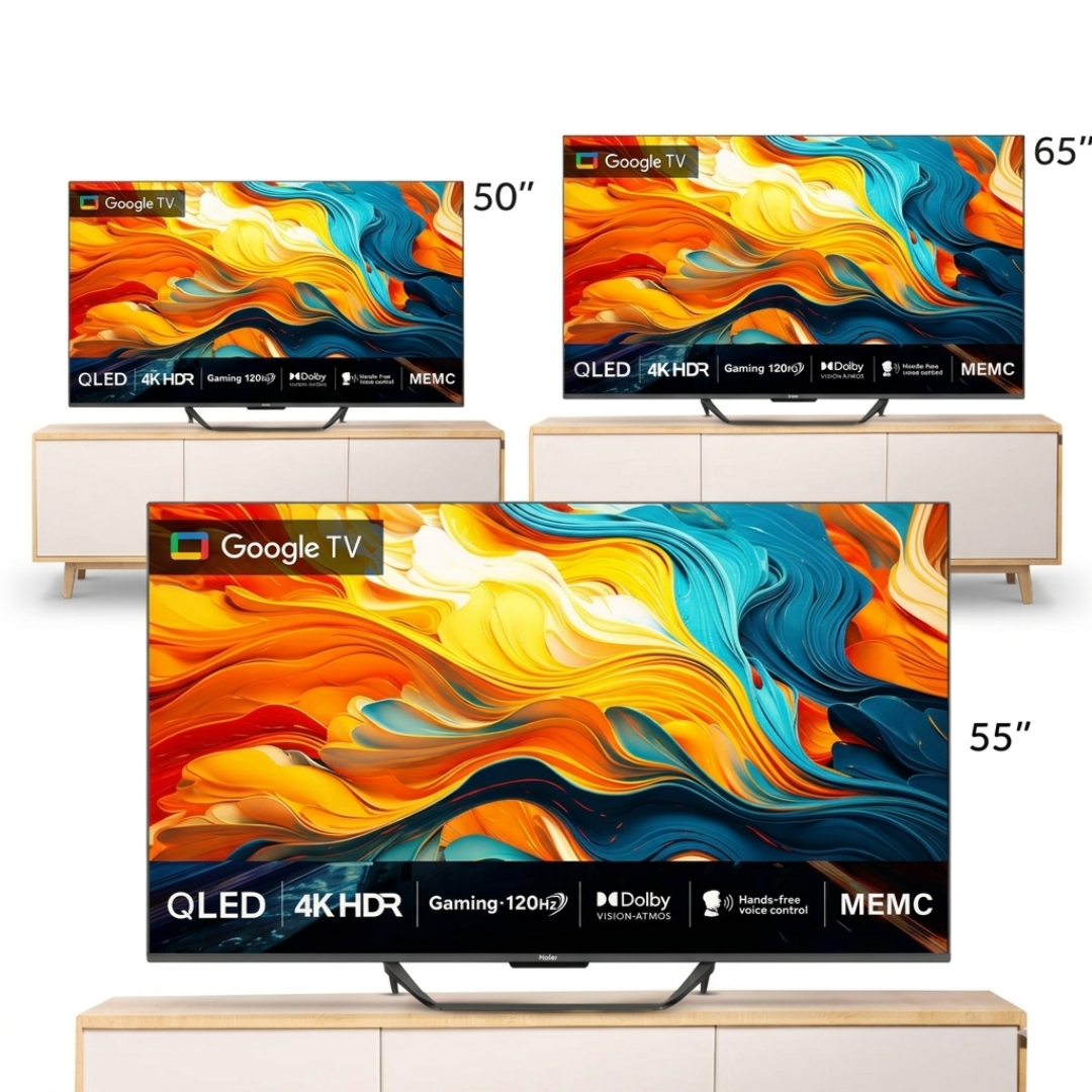 شاشات Haier QLED سمارت من سلسلة S80EUX المتطورة